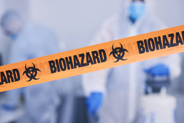 Professional Biohazard Cleanup technician working in Peru, NE